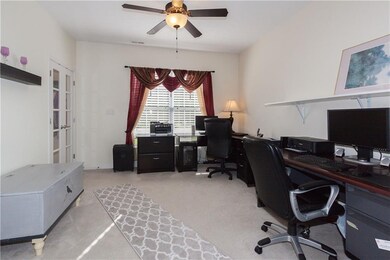 Office/Den with French doors