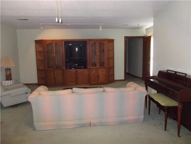 Very large family/gathering room near kitchen and 