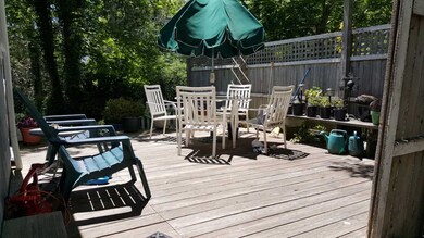 Main house deck area