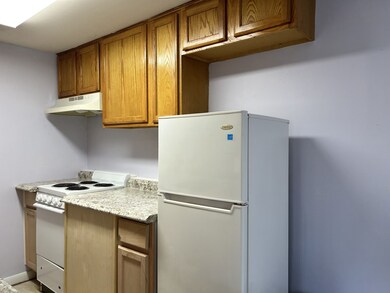 Medium sized fridge remains, but you've got space for a full size!