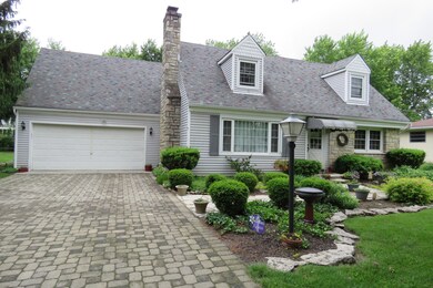 Paver Driveway to Two Car Garage