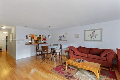 Spacious living and eating area 