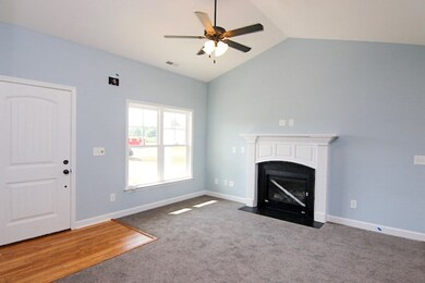 Cathedral Ceiling & Gas Log Fireplace