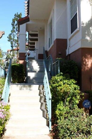 Stairs up to front door.