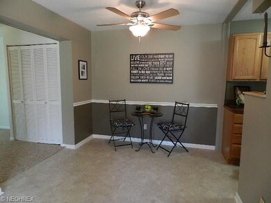 Clean and tidy place with newer flooring and carpe