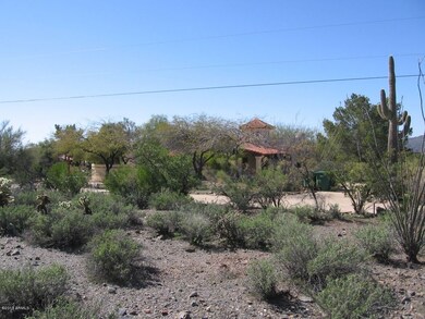 NW corner of lot