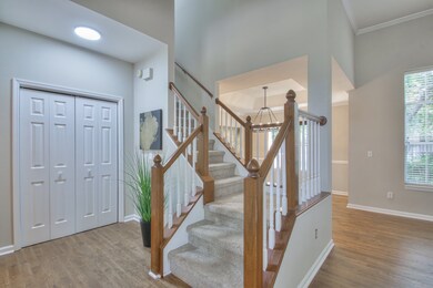 Stairs to upper level