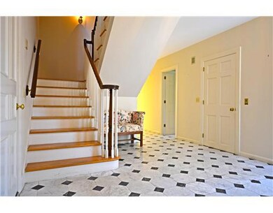 Entry. Entry Foyer. Elevator door is on the right.
