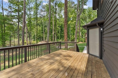View from the deck that overlooks the Lake