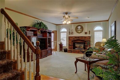 GREAT ROOM ON MAIN LEVEL, newer windows - plantation blinds.