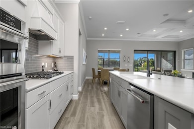 Wildblue is a natural gas community, so home features a natural gas stove and cooktop.