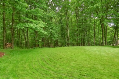 Large private backyard!  The greenspace abuts a pr
