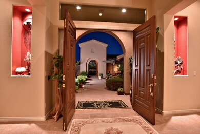 Front Door and View into Courtyard