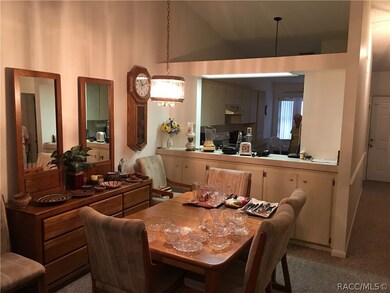 dining area to kitchen and front hallway