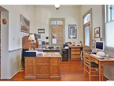Other. Office with heart of pine floors and wainsc