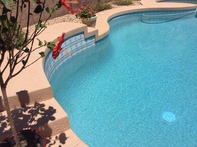 Beautiful pool was refinished recently