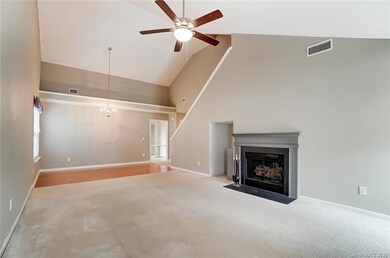 Living Room w/gas logs