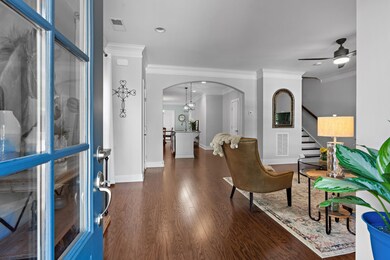 As you step inside you'll find shining hardwood floors throughout the main level. These were just installed in 2022!