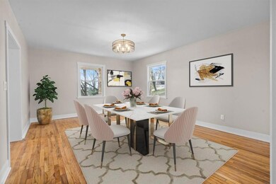 Digitally Staged Dining Room
