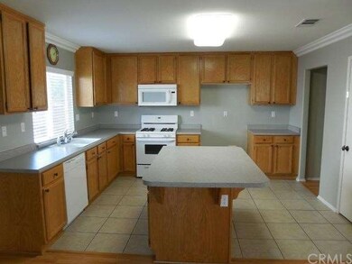 Spacious kitchen with island