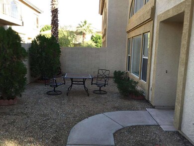 Private court yard, entrance to Unit