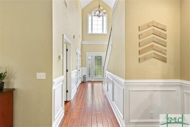 2 Story Foyer Entrance ~ Hardwood Flooring