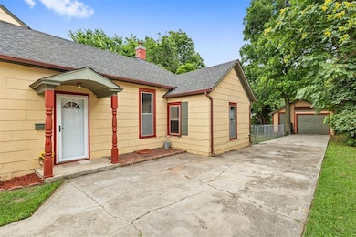 Front entrance to the home faces West