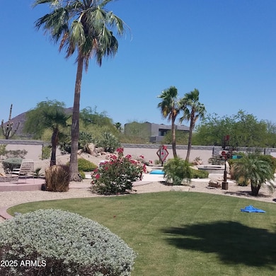Side garden view