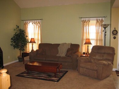 Very spacious great room with vaulted ce
