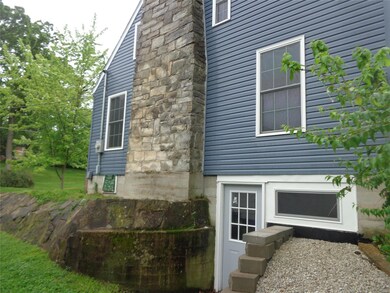 East side of house