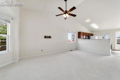 Spacious Living Room with vaulted ceilings!