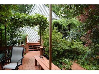 View of Garage Office from Deck