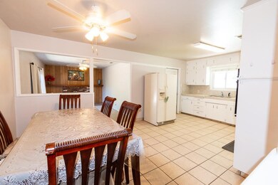 Dining and kitchen