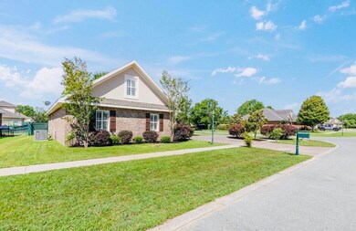 Chantry front of house with side yard
