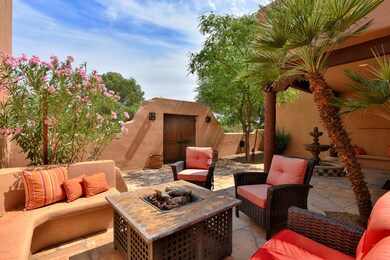 Private front courtyard