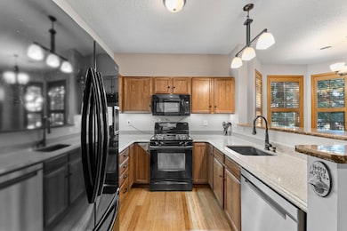 A different perspective of the kitchen.