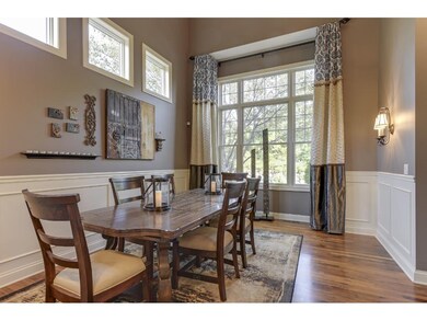 Large open dining room off of the entry with tons 