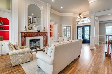 Handcarved fireplace mantle- fabulous! So much detail!