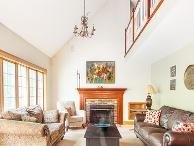 Gorgeous vaulted ceiling family room...