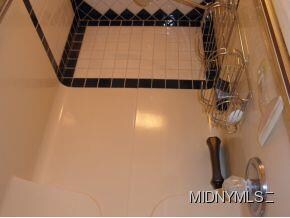 Custom tiled dowstairs shower