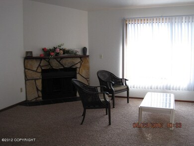 Stone Fireplace warms the home