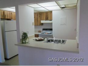 kitchen from dining area