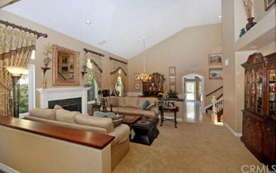 Gorgeous Living Room with Volume Ceilings, Custom 