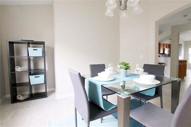 Spacious dining room off of the kitchen