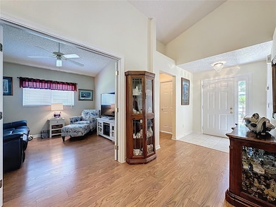 Entry way into den