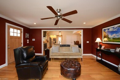 Open floor plan lets the whole family be together