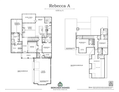 The Rebecca A floorplan! 5 bedrooms, 5.5 bath home w/ 3 car garage