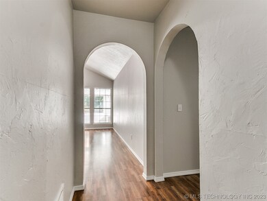 Entry way leads to the living rooms, with quick ac