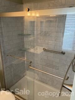Newly renovated master shower