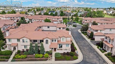 Aerial view of residential area